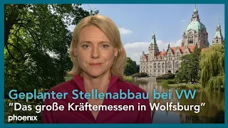 NDR-Korrespondentin Hilke Janssen zum geplanten Stellenabbau bei VW | 26.06.2026