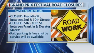 Vintage Grand Prix road closures