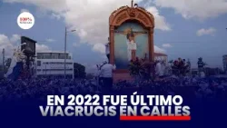 Viacrucis pasa de calles a templos en Nicaragua Viacrucis pasa de calles a templos en Nicaragua