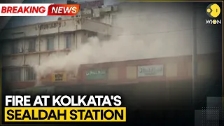 Fire At Kolkata's Sealdah Station: Blaze Breaks Out Near Food Plaza At Station | WION Breaking