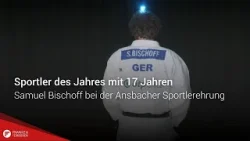 Sportler des Jahres mit 17 Jahren: Samuel Bischoff bei der Ansbacher Sportlerehrung