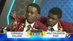 Cornwall College vs Holy Childhood High | Feb 11 | TVJ Schools' Challenge Quiz