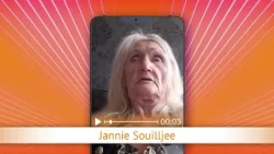 TV Oranje app video message - Jannie Souilljee