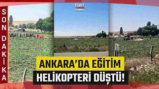 #BREAKINGNEWS | Training Helicopter Crashes in Temelli, Ankara! Numerous Teams Dispatched to the ...