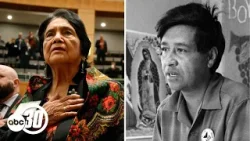 Долорес Уэрта заявляет о сексуальном насилии со стороны Сезара Чавеса.