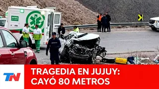 JUJUY: accidente fatal en la cuesta de Lipán, una camioneta cayó 80 metros por una montaña