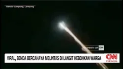 Benda Bercahaya Melintas di Langit, Hebohkan Warga Lampung