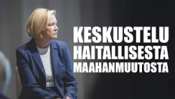 Keskustelu haitallisesta maahanmuutosta Helsingissä 14.10.2026