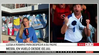 ⚫ GRIEF AND TRIBUTE IN ROSARIO FOLLOWING THE DEATH OF JORGE MESSI: NEIGHBORS LEAVE FLAGS AT THE H...