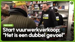 Dubbel gevoel bij start vuurwerkverkoop in Achterhoek: 'Dit zijn de gezelligste dagen van het jaar'