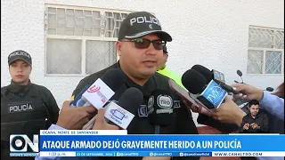Two police officers attacked with gunfire