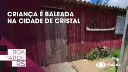Criança é baleada na cidade de Cristal