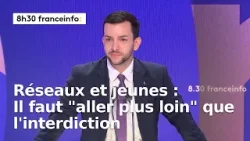 Interdiction des réseaux aux moins de 15 ans : “Une première étape”, pour Jean Philippe Tanguy