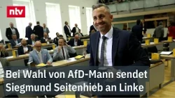 Saxony-Anhalt parliament elects AfD member Tobias Rausch to the state's highest office | ntv