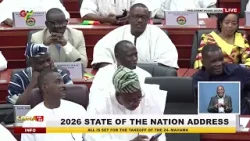 "NPP ay3 Mobo Dodo", Mahama Ayariya's Speech at the State of the Nation's Address 2026
