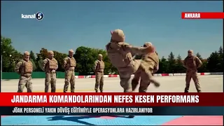 Breathtaking Performance from Gendarmerie Commandos! Striking Footage from Intensive Training