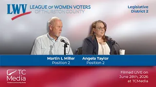 LWV Primary 2026 - Legislative District - Position 2