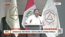 Nacional: candidato del PRIN propone construcción de viviendas formales.