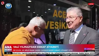 Governor Yılmaz visits local businesses