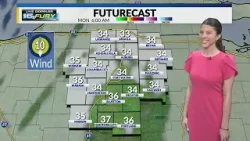 Highs only reaching the upper 40s