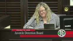 Juvenile Detention Board - October 12, 2026