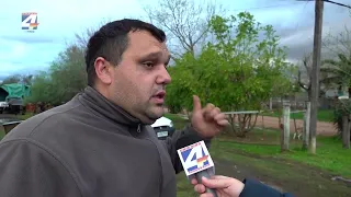 Decenas de familias afectadas por temporal: "Fue un momento muy crítico"