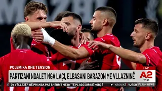 Polemika dhe tension, Partizani ndalet nga Laçi, Elbasani barazon me Vllazninë