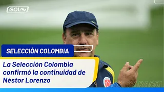Néstor Lorenzo renews as manager of the Colombia national team
