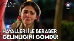 Dicle Ağlaya Ağlaya Gelinliğini Toprağa Gömüyor! | Sevdiğim Sensin 4. Bölüm