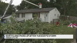 Storm sweeps through Kansas City's Northland