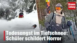 Todesangst im Tiefschnee: Schüler schildert Horror | krone.tv NEWS