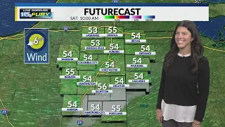 Cooler with sunny skies