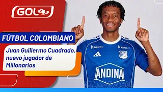 Juan Guillermo Cuadrado dons blue Ⓜ️ Millonarios signs category