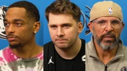 Luka Doncic, P.J. Washington, Jason Kidd | Mavs vs. Clippers Game 1 practice interviews