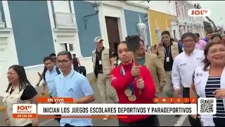 Trujillo: School sports and para-sports games begin.