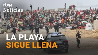 Ceuta Migration Crisis | Thousands of migrants remain on Trampolín beach | RTVE