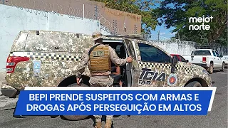 Police arrest duo with weapons and drugs after chase in Altos | Meio Norte