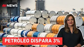 Petróleo dispara com tensões globais e Ibovespa avança 2,44%; Denise Campos de Toledo analisa