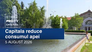 PRO TV News (5:00 PM) | CAPITAL REDUCES WATER CONSUMPTION | Moldova