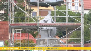 Helyreállítják a Szent István szobrot - 2026.08.05.
