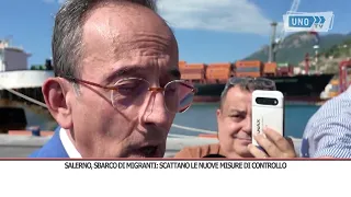 SALERNO SERVICE, MIGRANT DISEMBARKATION