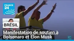 L'extrême droite brésilienne mobilisée contre la justice et en soutien à Elon Musk • FRANCE 24