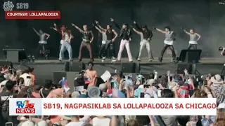 SB19, nagpasiklab sa Lollapalooza sa Chicago | CLTV36 News Clip