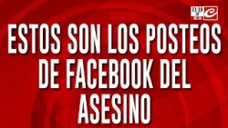 These are the killer's Facebook posts