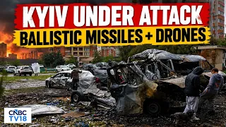 Russia Strikes Kyiv With Ballistic Missiles, Drones | 2 Killed | N18G | CNBC TV18