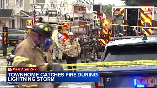 2 townhomes in Raleigh damaged after lightning strike causes fire