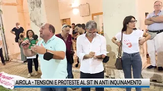 Airola (BN), sit in contro inquinamento: i cittadini al vice sindaco: "Vai via"