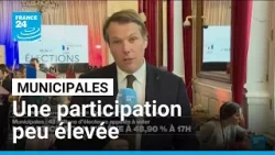 Premier tour des municipales : une participation peu élevée • FRANCE 24 Premier tour des municipales : une participation peu élevée • FRANCE 24
