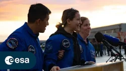 Sophie Adenot's return to Earth - Statement from Cologne Airport