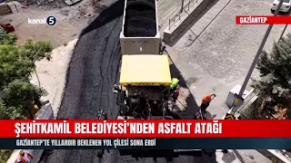 Asphalt Offensive from Şehitkamil Municipality! The Road Ordeal Long-Awaited in Gaziantep Has Ended